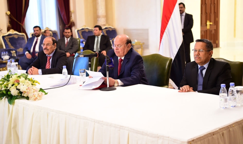 الرئيس اليمني يؤكد أن مبادرة ولد الشيخ أتت من منطلقات خاطئة وتجاهلت الانقلاب