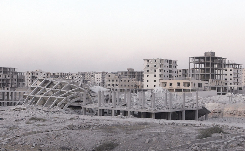 قصف جوي مكثف على الأحياء الواقعة تحت سيطرة المعارضة جنوب غرب حلب 