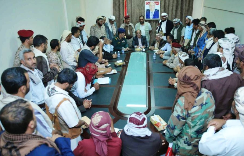 نائب الرئيس اليمني يشيد ببسالة أبناء محافظة البيضاء في مواجهة الانقلاب (سبأ)

