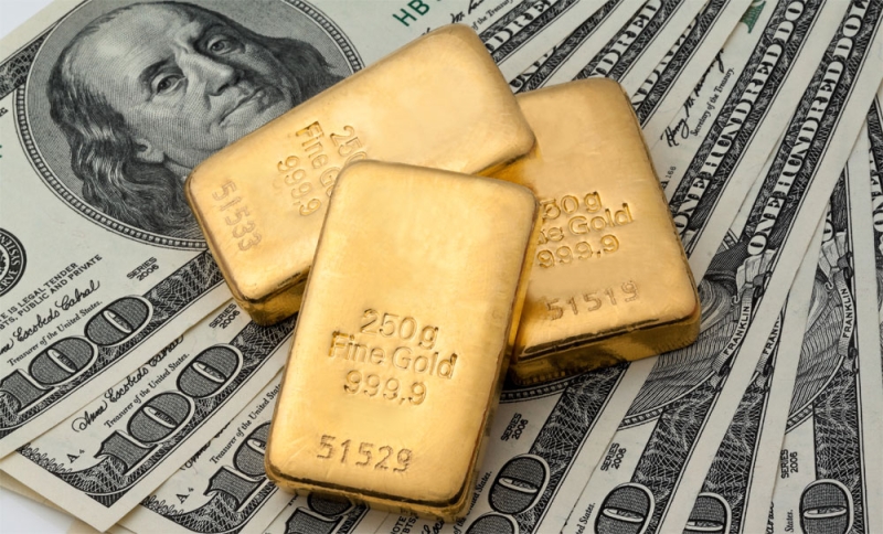 الذهب قرب أعلى مستوى في 12 أسبوعا مع تراجع الدولار