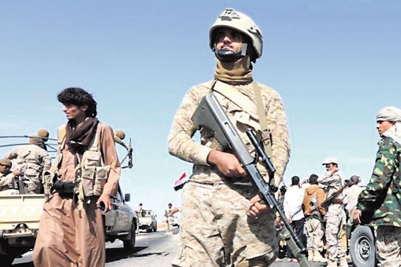 الجيش اليمني يسيطرعلى نسبة كبيرة من «نهم» (رويترز) 
