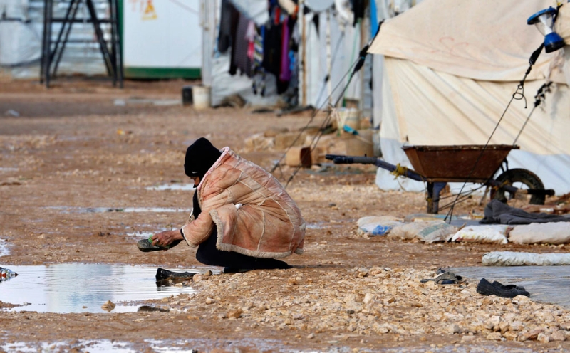 جانب من مخيم الزعتري للاجئين السوريين في الأردن (رويترز) 