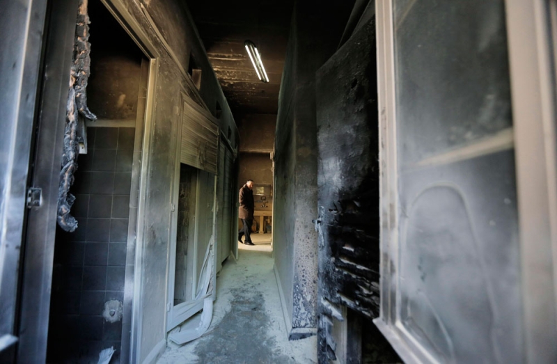 مستوطنون يحرقون كنيسة في القدس وناقوس الخطر يدق في غزة