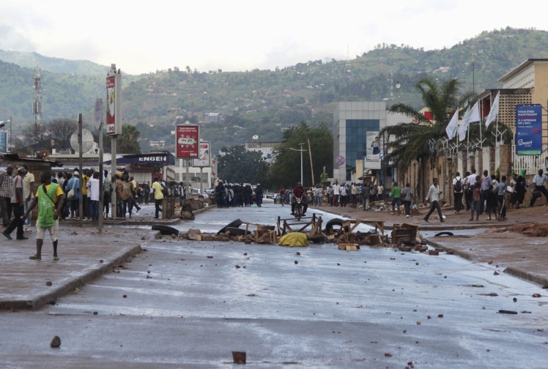 احتجاجات في بوروندي لرفض ترشيح رئيس البلاد نفسه لفترة ثالثة
