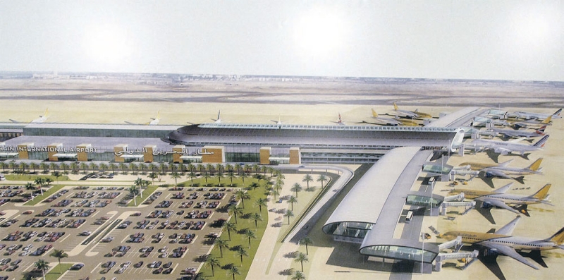 صورة تخيلية لمشروع تطوير وتحديث المطار