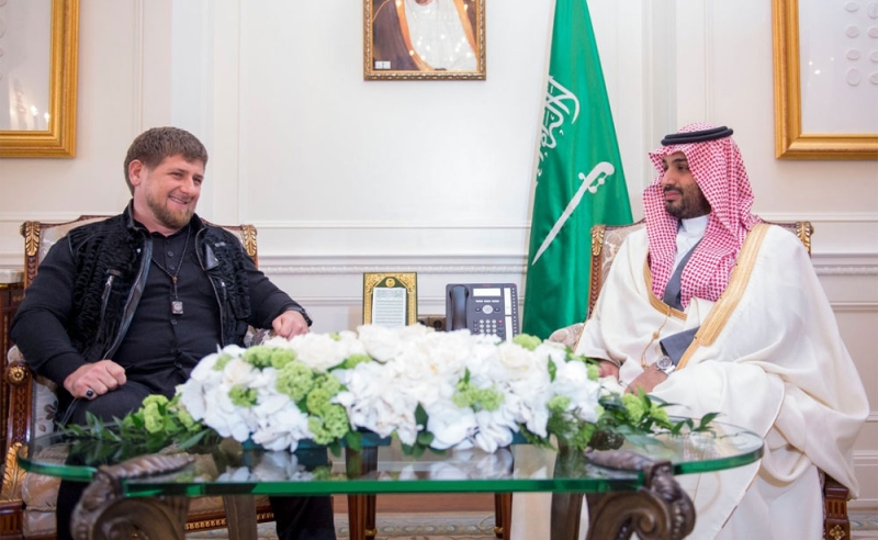 ولي ولي العهد يلتقي رئيس جمهورية الشيشان