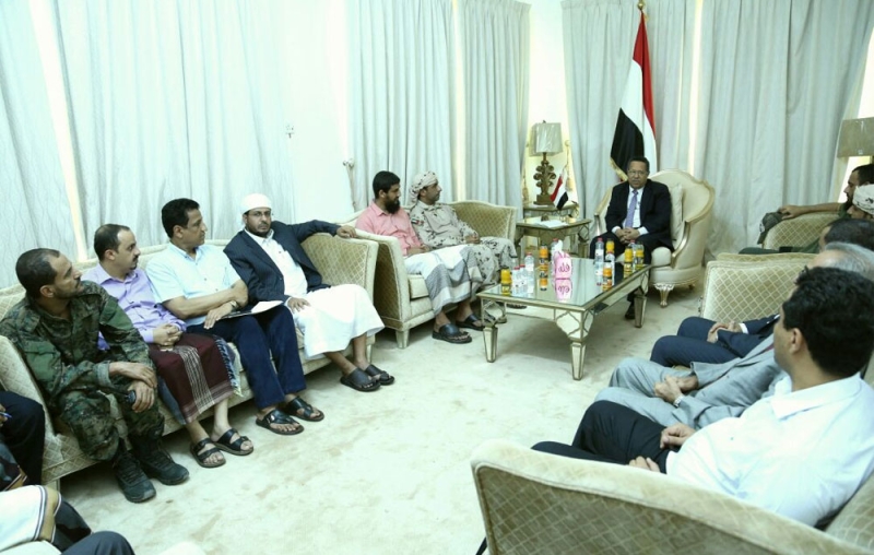 رئيس الوزراء اليمني يلتقي قائد قوات التحالف العربي في عدن