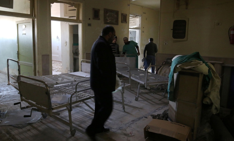 الأمم المتحدة : مستشفيات شرق حلب باتت خارج الخدمة بسبب القصف