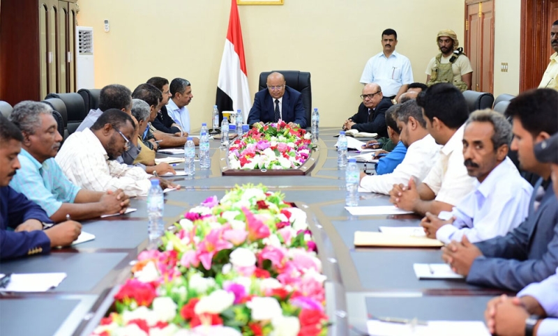 الرئيس اليمني يدعو القوى كافة إلى توحيد جهودها لتطهير البلاد من أذرع الانقلابيين