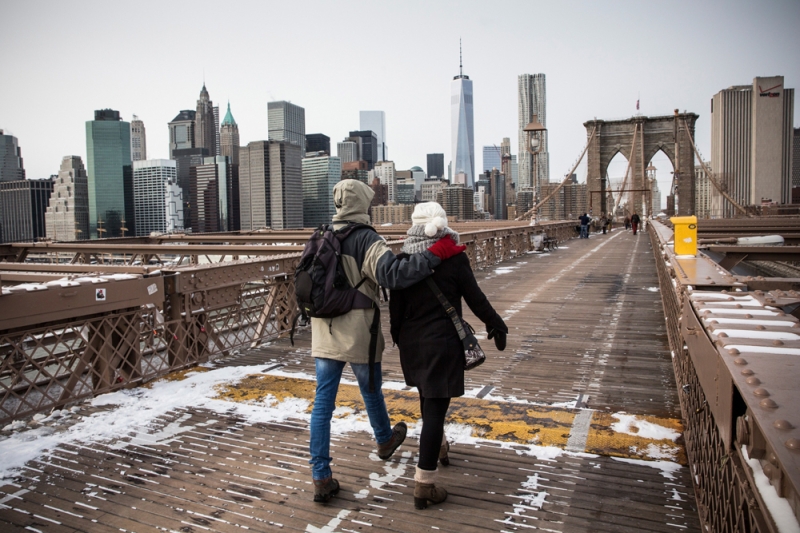 الثلوج أقل من المتوقع في نيويورك والسلطات تدافع عن قراراتها
