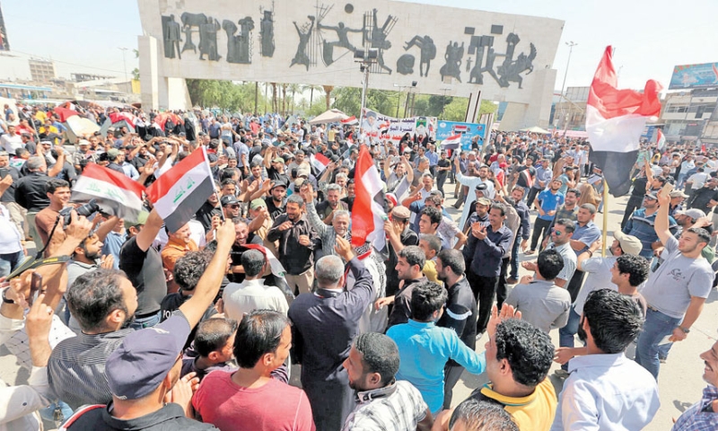 عودة المظاهرات إلى وسط العاصمة العراقية