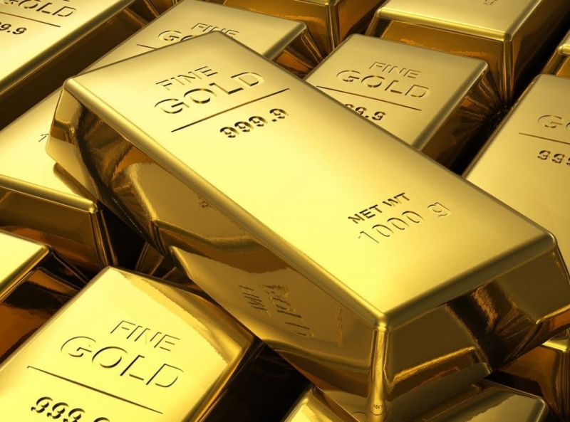 ارتفاع أسعار الذهب مع هبوط الدولار

