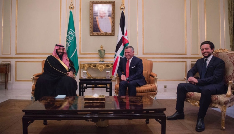 ولي العهد يلتقي جلالة ملك الأردن ويستعرضان مستجدات الأوضاع في منطقة الشرق الأوسط