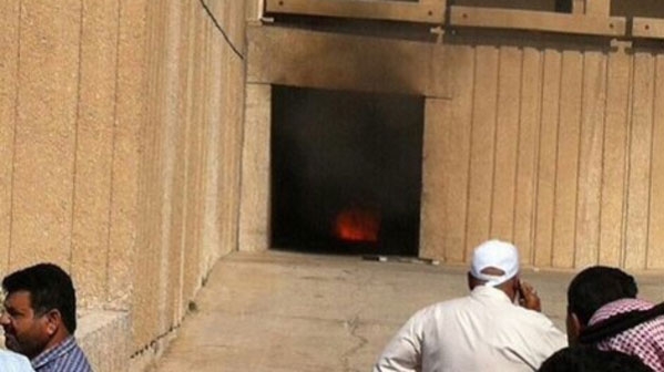 حريق يخلي طلاب ومنسوبي جامعة البترول
