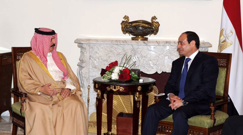 ملك البحرين والرئيس السيسي في القاهرة