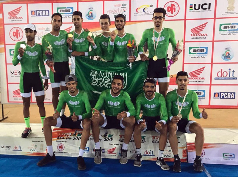 دراجو الأخضر السعودي يحققون أربع ميداليات 