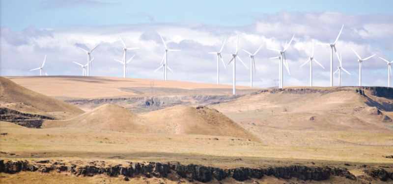 استخدام الرياح لإنتاج الطاقة بشكل كبير بالكثير من الدول