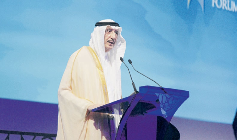 الأمير محمد بن ناصر يلقي كلمته في ختام المنتدى 