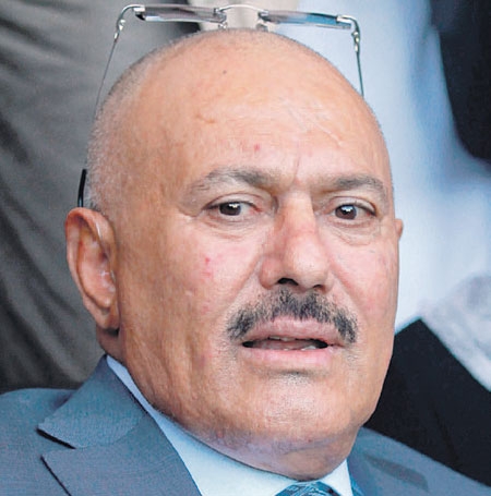 الرئيس اليمني المعزول علي عبدالله صالح