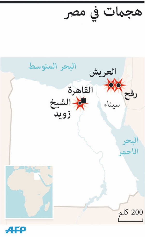 ليلة دامية في سيناء.. مقتل وإصابة 130 عسكريا و «داعش مصر» تعلن مسؤوليتها
