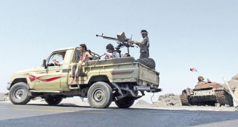 دورية تابعة للجيش اليمني في عدن