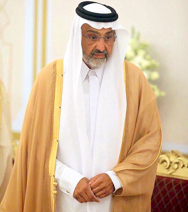 الشيخ عبد الله آل ثانى يشكر خادم الحرمين الشريفين