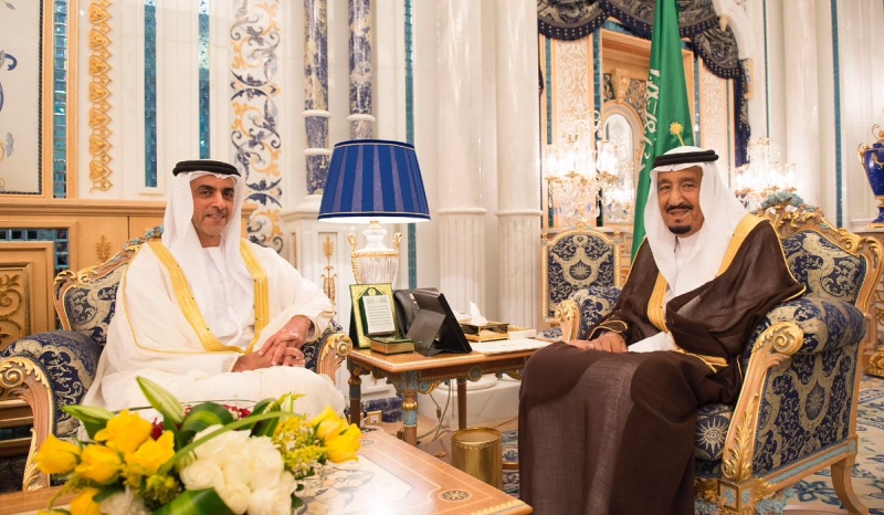 خادم الحرمين الشريفين يستقبل نائب رئيس مجلس الوزراء الإماراتى