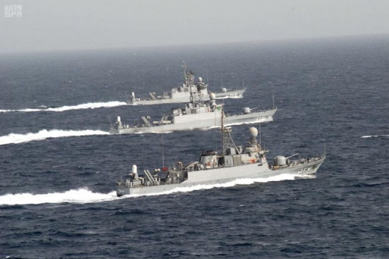 انطلاق مناورات التمرين البحري بين السعودية وباكستان

