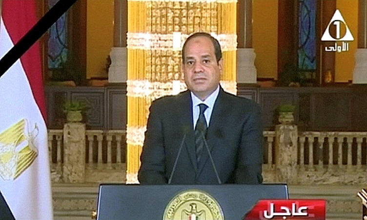 الرئيس المصري يؤكد قدرة بلاده على الانتصار في الحرب ضد الإرهاب
