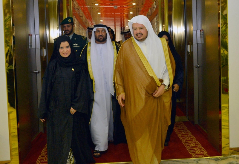 رئيسة المجلس الاتحاد الوطني بدولة الامارات تصل الرياض