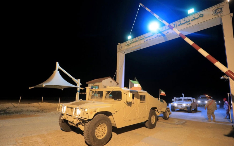 وصول القوات المشاركة في «رعد الشمال» لمدينة الملك خالد العسكرية
