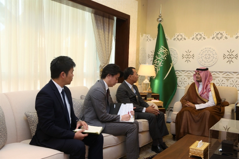 الأمير أحمد بن فهد ينوه بالتطور الذي تشهده العلاقات السعودية اليابانية
