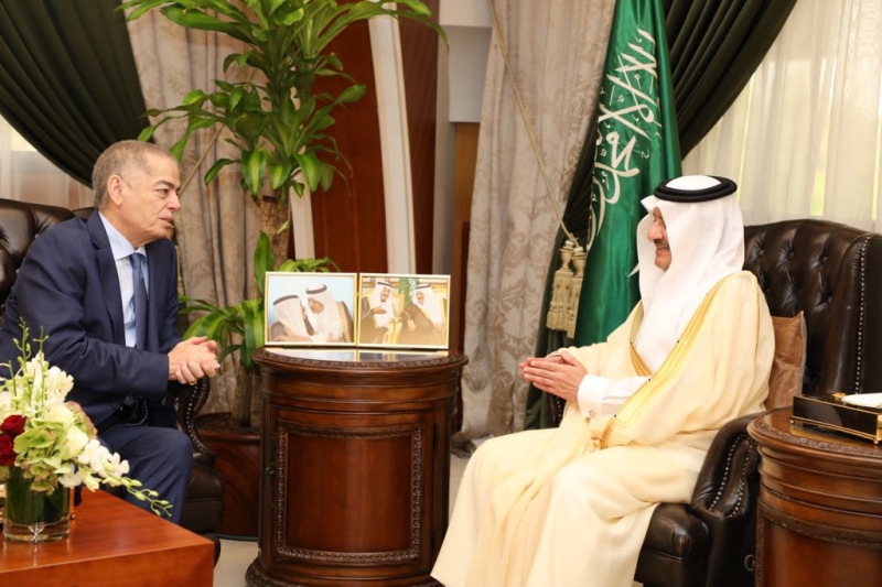الأمير سعود بن نايف يستقبل السفير الأردني لدى المملكة
