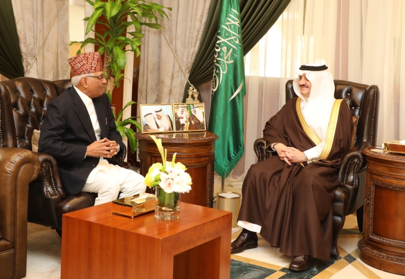 الأمير سعود بن نايف يستقبل السفير النيبالي لدى المملكة

