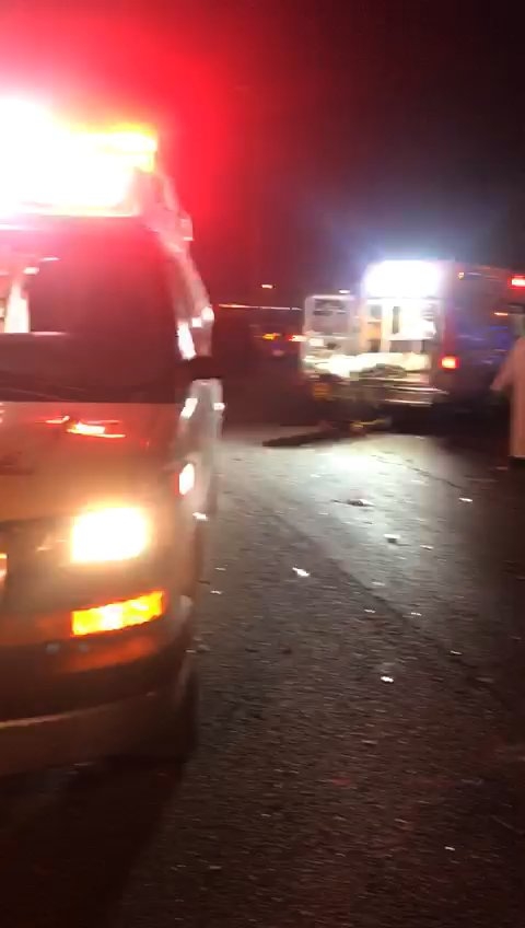 اصابتان في حادث مروري على طريق الدمام الرياض