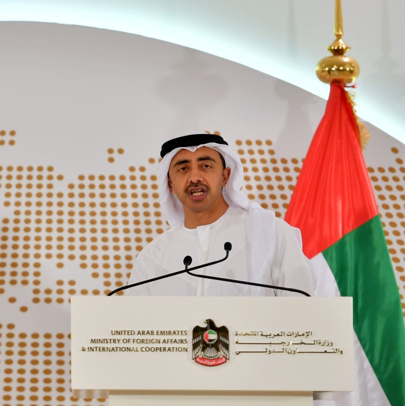 وزير خارجية الإمارات: أي رد مستقبلي من دول المقاطعة على قطر سيتوافق مع القانون الدولي