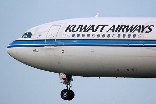 إحدى طائرات الخطوط الكويتية 