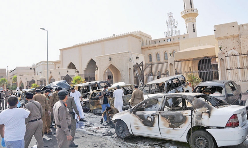 الأجهزة الأمنية أحبطت الجريمة الإرهابية لاستهداف المصلين بجامع العنود أمس
