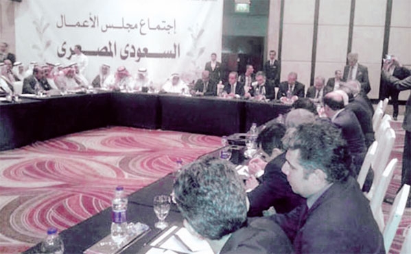  جانب من اجتماع مجلس الأعمال السعودي المصري 