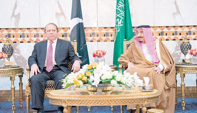 لقاء الملك ورئيس وزراء جمهورية باكستان