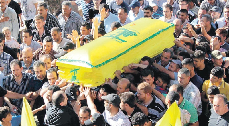تشييع قتلى لميليشيا حزب الله قضوا في سوريا