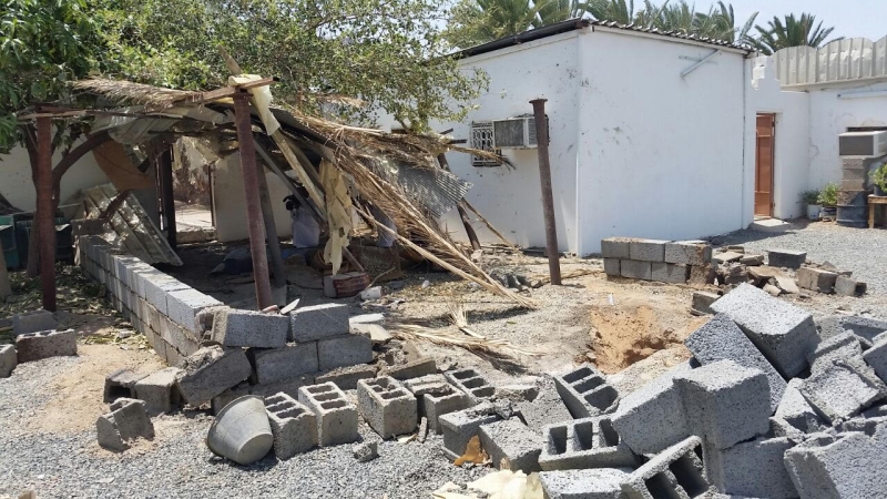 استشهاد طفل وإصابة شقيقة بنجران اثر تعرض منزلهم لقذيفة صاروخية من الاراضي اليمنية
