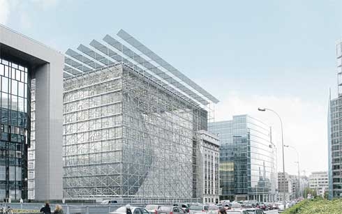 المبنى الجديد للمجلس الأوروبي في العاصمة البلجيكية بروكسل (أرشيف)