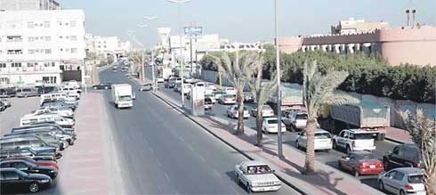 شارع أحد بمحافظة القطيف (اليوم)