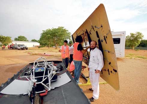 «وهج» أول سيارة سعودية تعمل بالطاقة الشمسية