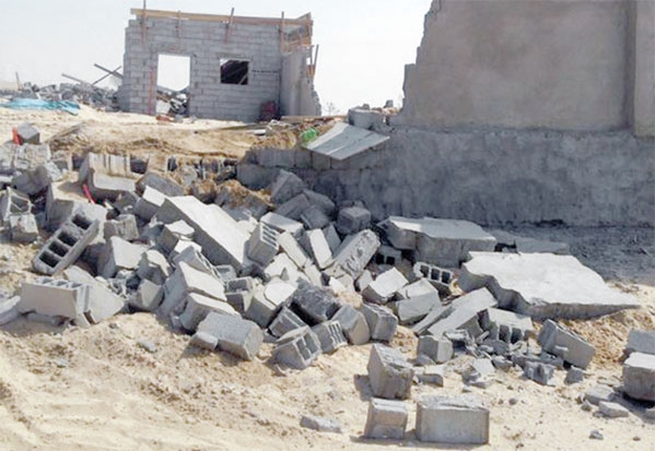  بلدية الشوقية تواصل إزالة التعديات 