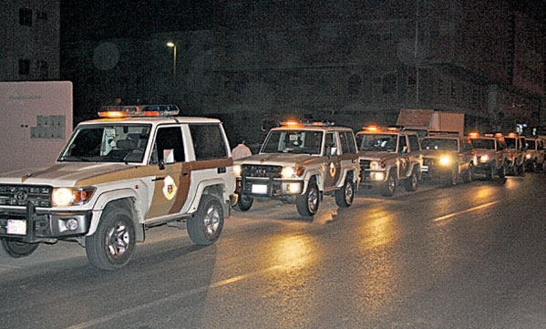الدوريات الأمنية تستعد لبدء الحملة بأحياء جدة