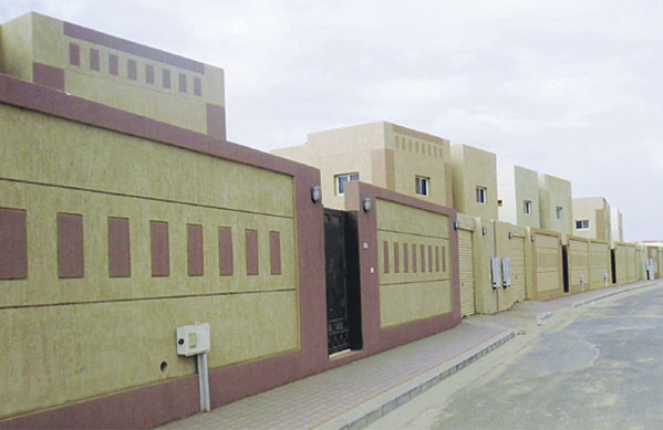 وحدات سكنية تابعة إلى مشروع الملك عبدالله للإسكان في جازان 