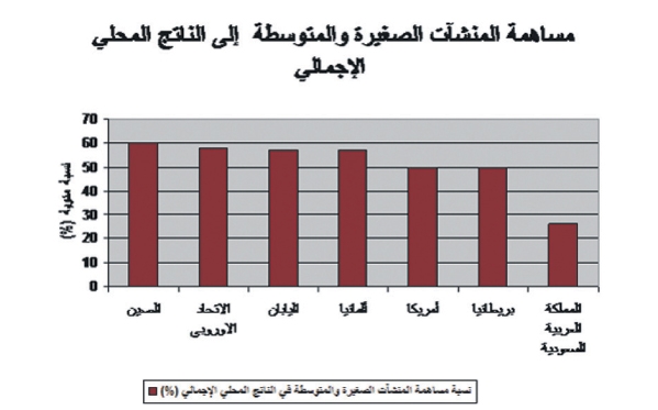 المنشآت الصغيرة والمتوسطة توظف 9 بالمائة من السعوديين