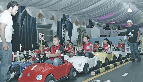 حديقة السلامة المرورية تجذب الأطفال في أرامكو